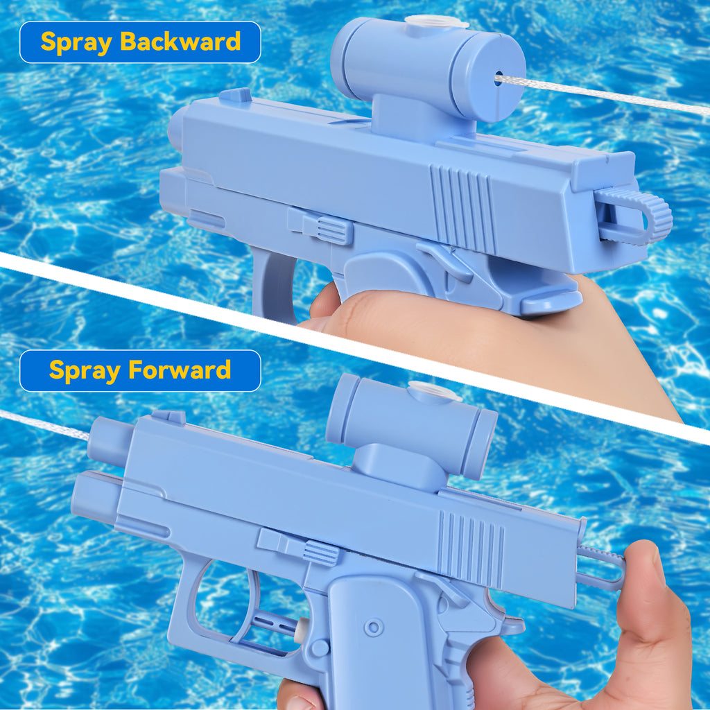 Prank Water Gun, Prank Gun, Prank Squirt Gun, Reverse Water Gun, for Parties School Office Prank Trick - 2 Packs!