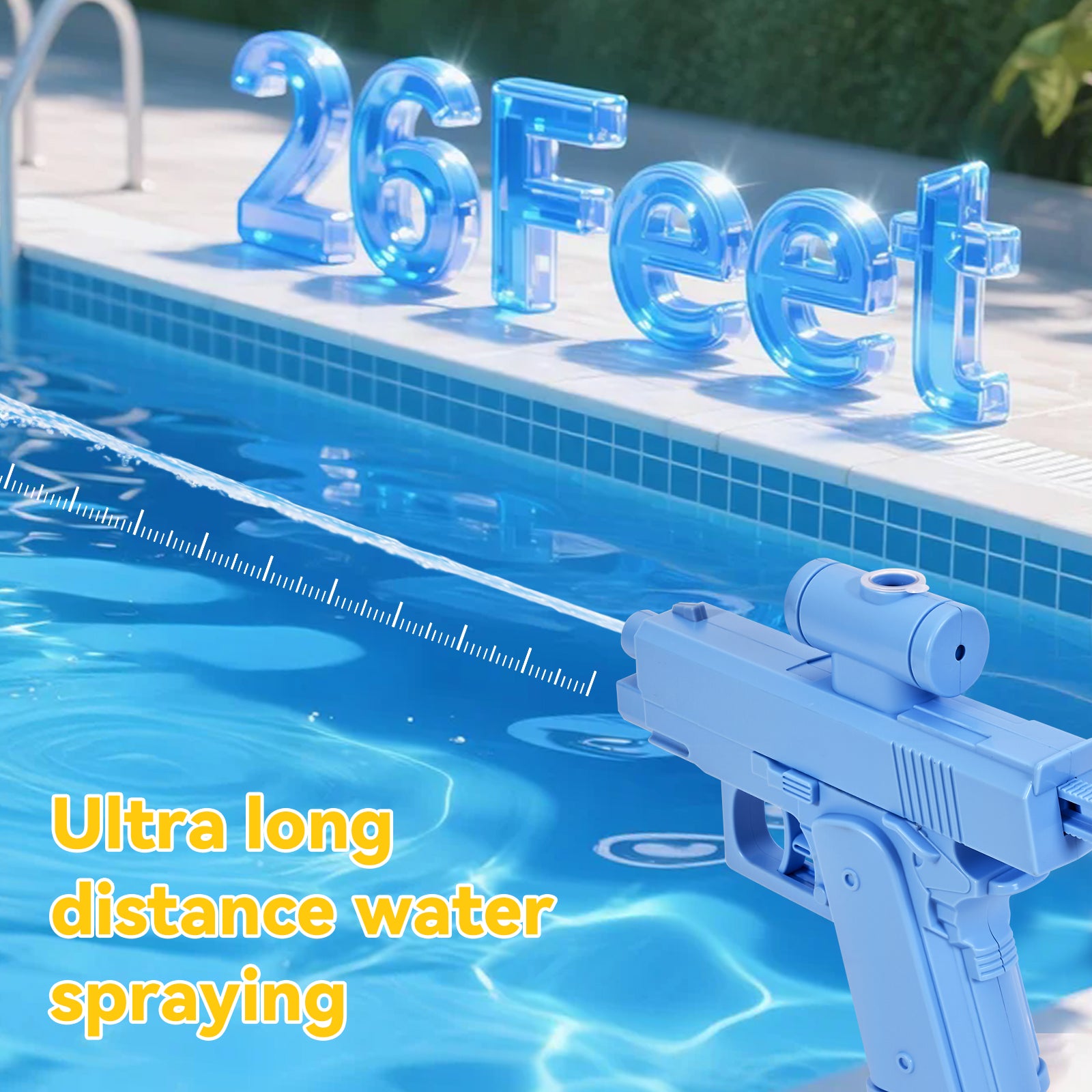Prank Water Gun, Prank Gun, Prank Squirt Gun, Reverse Water Gun, for Parties School Office Prank Trick - 2 Packs!